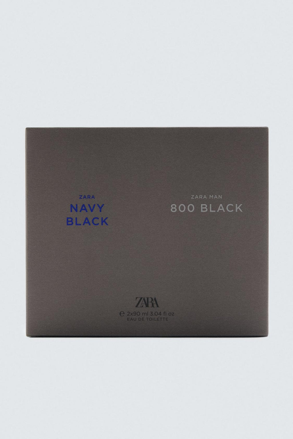 MAN NAVY BLACK + ZARA MAN 800 BLACK EDT 2 x 90 ML for men