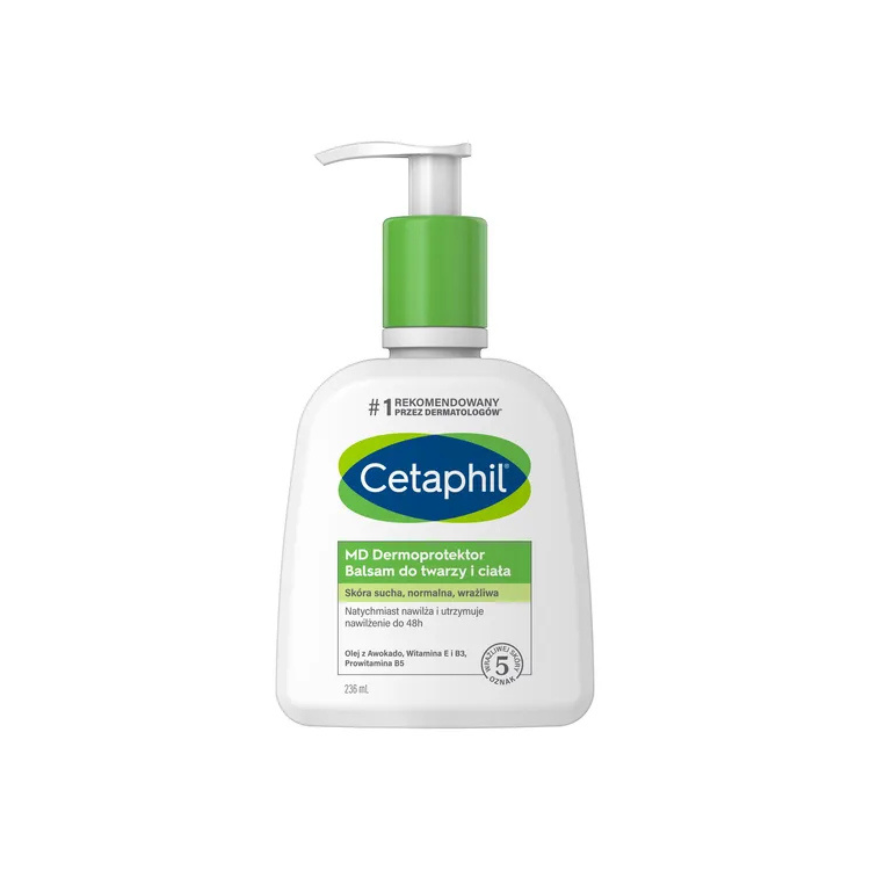 Cetaphil MD Dermo protector, moisturizing balm for face and body, 236 ml