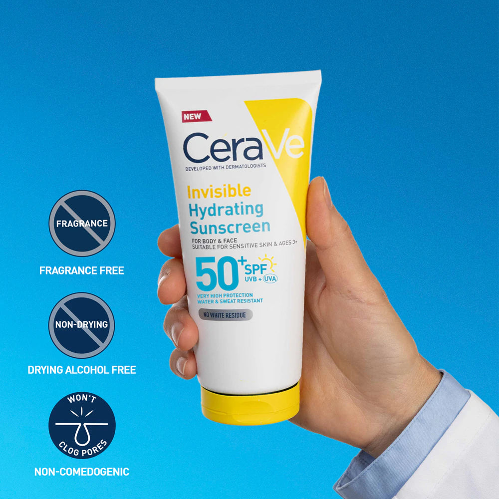 CeraVe Invisible Hydrating Sunscreen SPF 50+